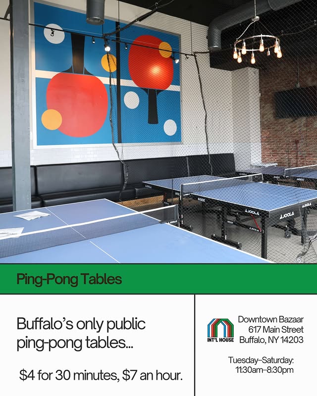 Read more about the article Buffalo’s Only Public Ping-pong Tables